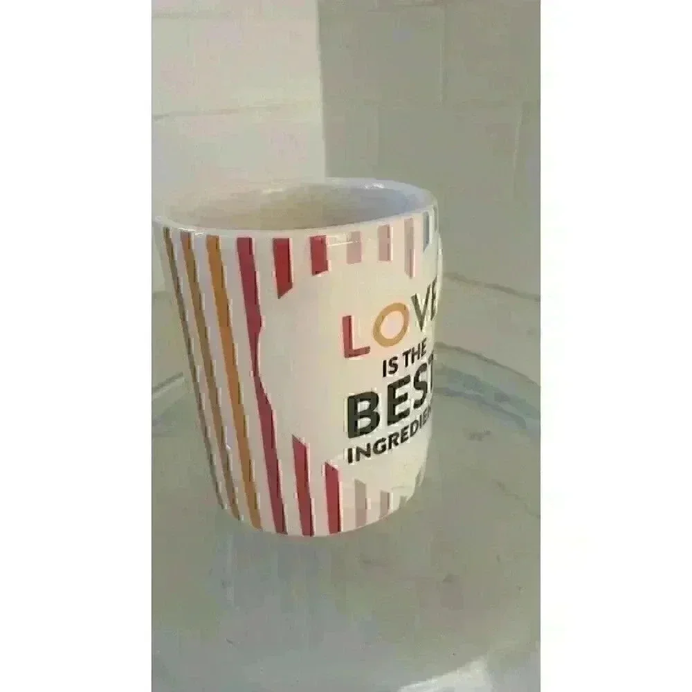 Sur La Table love is the best ingredient Coffee mug